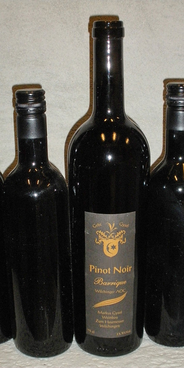 Pinot Barrique – Gysel Weinbau